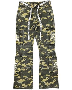 Mixed Emotions Me' Cargo Trousers Mixe050" - Black