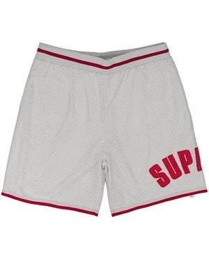 Supreme Ultrasuede Mesh Shorts Su26052" - Black