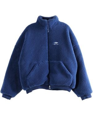 Balenciaga Zip Up Stand-Up Collar Jacket "Light Marine" 857740 Tmq26 7240" - Blue