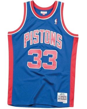 Mitchell & Ness Nba Grant Hill Swingman Road Jersey "1995 Detroit Pistons - Blue