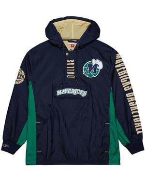 Mitchell & Ness Team Og 2.0 Anorak Windbreaker Vintage Logo "Nba Mavericks" Ojpo7093 Dmayypppnavy" - Blue