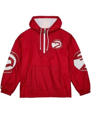 Mitchell & Ness Team Og 2.0 Anorak Windbreaker "Nba Hawks" Ojpo5527 Ahayypppscar" - Red