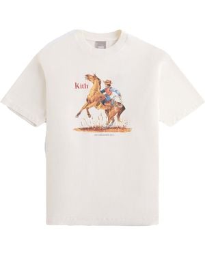 Kith Rodeo Vintage T-Shirt "Cream" Khw030364 104" - Black