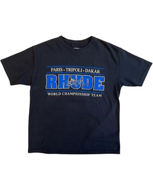 Rhude Chrono T-Shirt "Vintage/ Rhpf26Tt05012" - Blue
