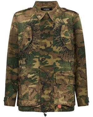 DSquared² Rebel Tag Parka S71An0671S54546001F" - Green