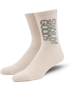 Stadium Goods Crew Sock "Sand" Sgs0443" - Black