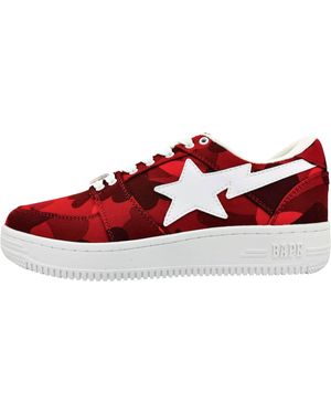A Bathing Ape Sta M2 Low Camo" 1H20191014" - Red