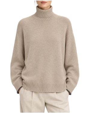 Brunello Cucinelli Wool Oversized Jumper Brun2427" - Black