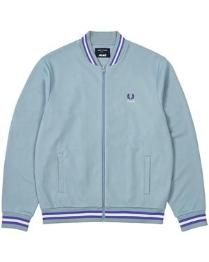 Palace Fred Perry Track Jacket "Dusty" P0180" - Blue