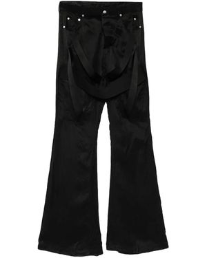 Rick Owens Pantaloni Megastrapped Bolans Trousers Rr01F2311 Ker4 09" - Black
