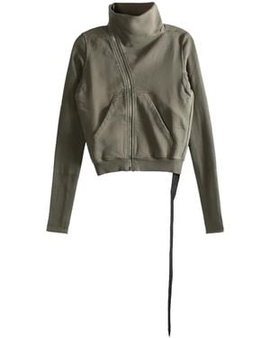 Rick Owens Felpa Mountain Sweatshirt "Dust" Ds01F4239 F 34" - Black