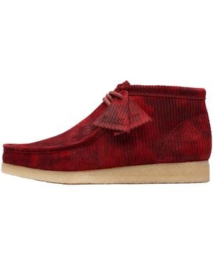 Clarks Originals Wallabee Boot "Burgundy" 26174521" - Red