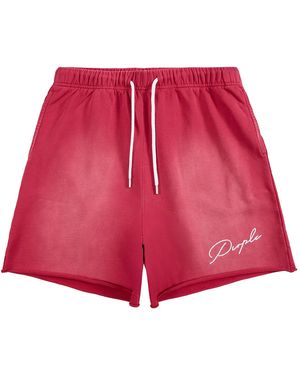 Purple Brand Signature Short M4218 Mfch226" - Red