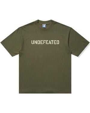 Undefeated Stencil S/S T-Shirt 80692" - Green