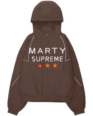 NAHMIAS Marty Supreme A24 Classic Warm Up Jacket Nah003" - Black