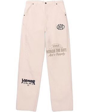 Honor The Gift Banner Trousers "Natural" Htg250321" - Black