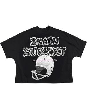 Billionaire Studios Brain Bucket T-Shirt 2Zzo47To" - Black