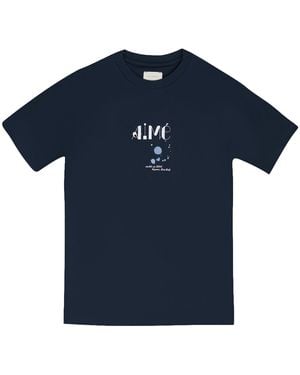 Aimé Leon Dore Ss Ink Logo T-Shirt Blazer" Ss24Ct042" - Blue