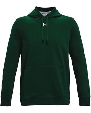 Under Armour Hustle Fleece Hoodie "Forest 1300123 303" - Green