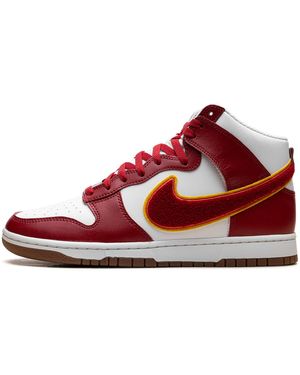 Nike Dunk High "Chenille Swoosh Gym" Dr8805 101" - Red