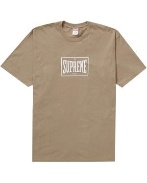 Supreme Warm Up T-Shirt "Khaki" Su28684" - Black