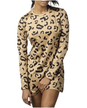 Reebok Melody Ehsani Printed Dress "Soft Camel" Cy6987" - Black