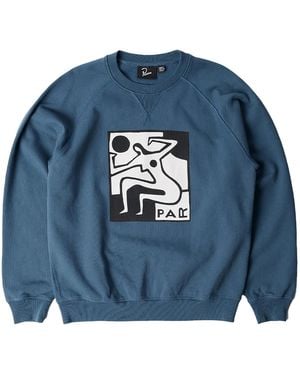 by Parra Ball Sports Crewneck Jumper "Dark" 53235" - Blue