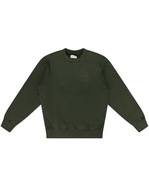 Aimé Leon Dore Tonal Unisphere Crewneck Sweatshirt Ald Mhds 0049" - Green