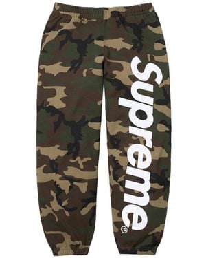 Supreme Satin Appliqué Sweatpant "Ss26 - Black