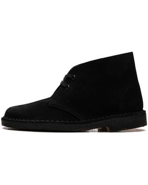 Clarks Desert Boot Suede" 26155524" - Black