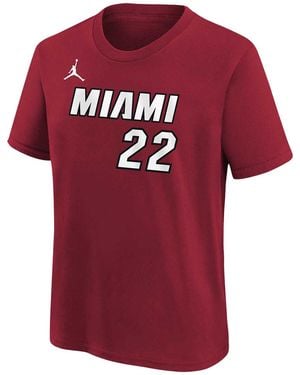 Nike Nba Heat '22 Butler' N&N Statement T-Shirt Youth 9Y2B7Hdc4 Heajb" - Red