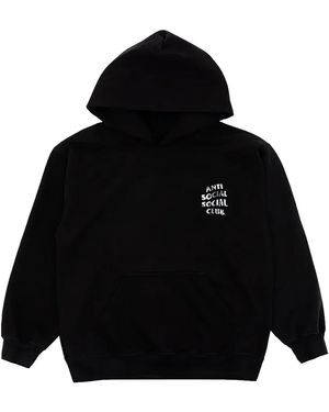 ANTI SOCIAL SOCIAL CLUB Weathered Hoodie Asscfw2554" - Black