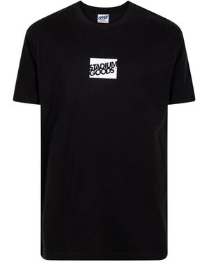 Stadium Goods Boxed Tilt Logo T-Shirt Sgs0514" - Black