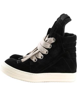 Rick Owens Jumbolace Geobasket High Milk" Ru02F4898 Lvsw2 991" - Black