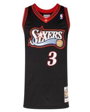 Mitchell & Ness Authentic Road Jersey "Nba Philadelphia 76Ers 97 Allen Iverson" - Black