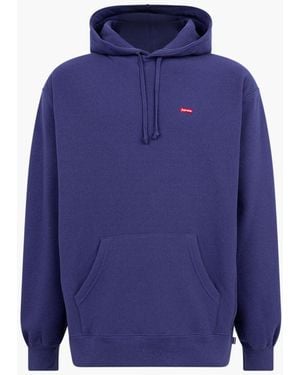 Supreme Small Box Hoodie "Ss21" Su10960" - Blue