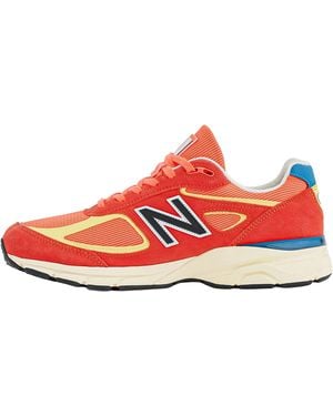 New Balance 990V4 "Miusa Urgent Maize" U99076B" - Red