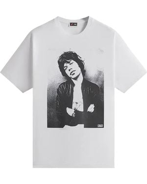 Kith The Rolling Stones Mick Photo Vintage T-Shirt Khm033204 101" - Black