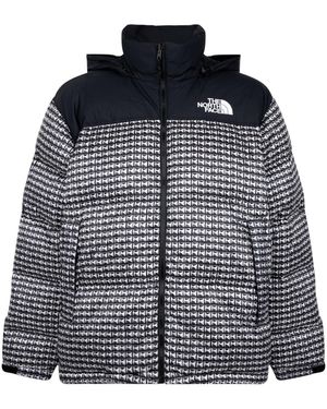Supreme Tnf Studded Nuptse Jacket "Ss21" Su10273" - Black