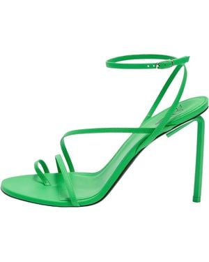 Off-White c/o Virgil Abloh Allen 110Mm Strappy Sandals Owih022S22Lea0015500" - Green