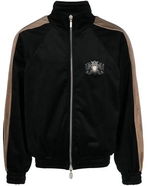 Rhude Sky Lounge Velvet Track Jacket Rhpf23Ja15083679" - Black