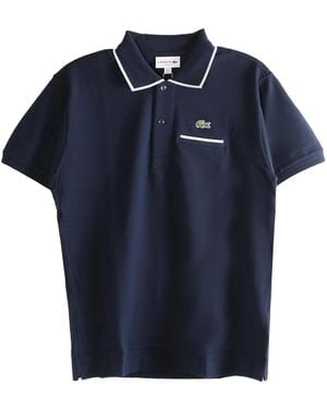 Lacoste Classic Fit Pocket Accent L.12.12 Polo Shirt Flour" Ph9838 Hhw" - Blue