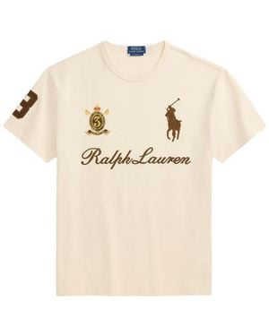 Polo Ralph Lauren Classic Fit T-Shirt "Guide Cream" 710B20010001" - Black
