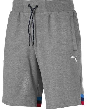 PUMA Bmw Motorsport Life Sweat Shorts "Medium Heather" 596090 03" - Black