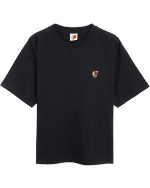 Sky High Farm Strawberry Moon T-Shirt Shf06T031-Blk" - Black