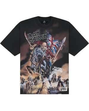 Represent Iron Maiden Steed T-Shirt "Stained" Mlm100581 04" - Black