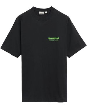 Gramicci Preserve It T-Shirt "Vintage" G4Fu T100 Blk" - Black