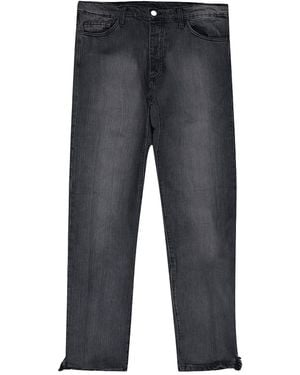 Rhude Jeans Rhd Mjns 0047 Lgrey" - Black