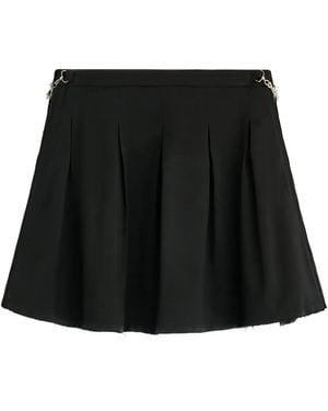Our Legacy Worsted Wool Object Skirt W2264Obw" - Black