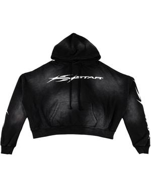 HELLSTAR H Star Hoodie Hsr379" - Black
